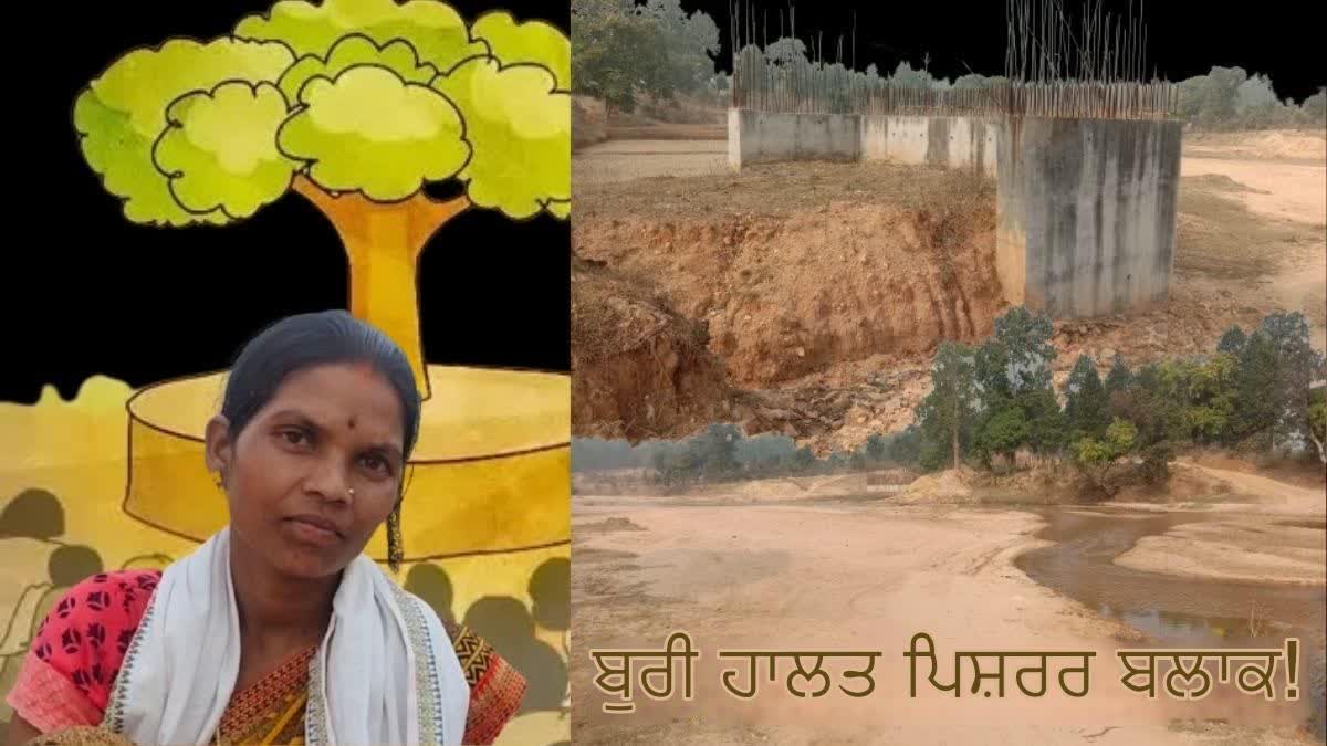 villagers upset due to lack of road and bridge in pesharar block of lohardaga