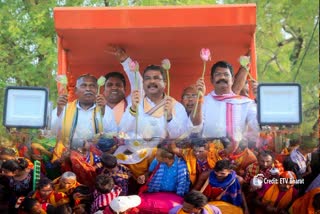 Dharmendra Pradhan Road show