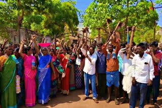 Upadi Hami Workers Protest