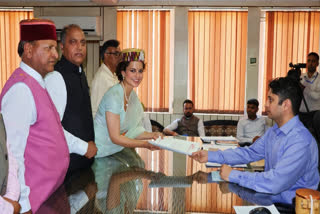 BJP candidate from Mandi Lok Sabha seat, Kangana Ranaut, on Tuesday credited the people of Mandi for her electoral debut as she filed her nominations for the Lok Sabha seat.