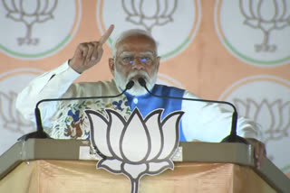 Prime Minister Narendra Modi on Tuesday attacked the Congress, accusing it of indulging in "shameful" politics and plotting to send "Ram Lala to tent" again.