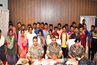 30 Naxalites surrender before security forces in Chhattisgarh's Bijapur