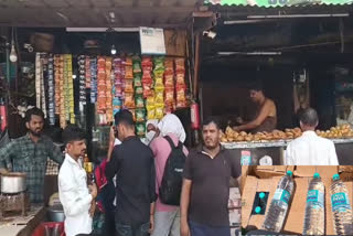 District Food Safety Officer taking action at a shop located at the bus stand of Ajmer.