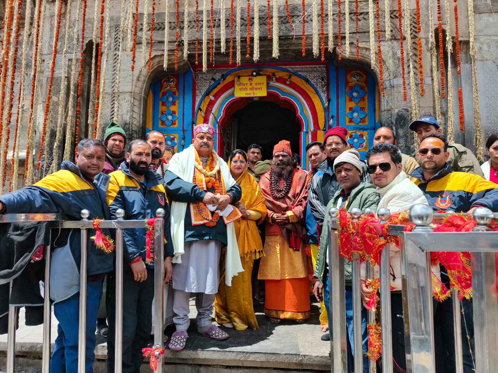 Protest in Kedarnath Dham