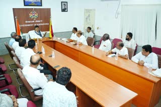 BENGALURU  ಗುತ್ತಿಗೆದಾರರ ಬಾಕಿ ಬಿಲ್  DCM DK SHIVAKUMAR  STATE CONTRACTORS ASSOCIATION