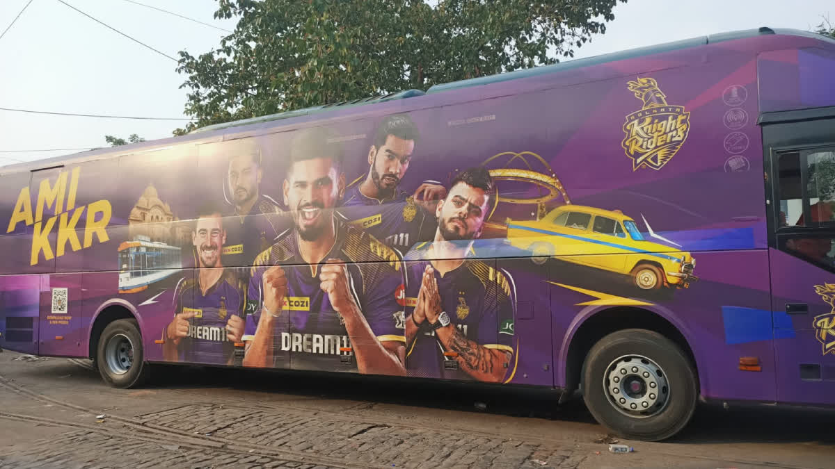 IPL Champion KKR Bus