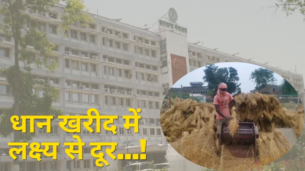 know what reason Jharkhand government remained away from target in paddy procurement