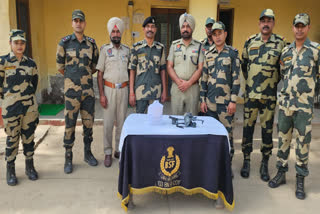BSF and Punjab Police get success at Tarn Taran, 500 grams of heroin recovered along with suspected drone