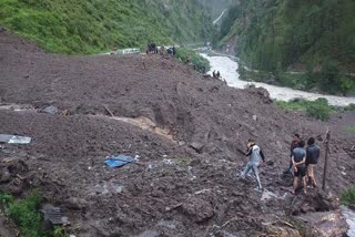 The incident was reported in Taplejung district in northeastern Nepal, where a couple and their twin daughters died after their house was buried in the debris on Thursday night.