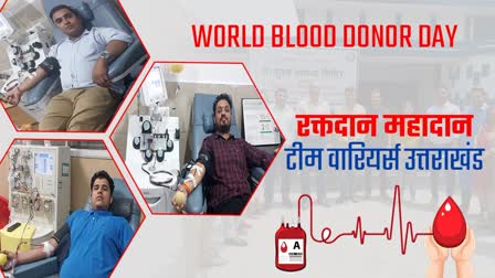 Team Warriors Uttarakhand is promoting blood donation