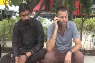Kin of Prakash waiting at Ahmedabad hospital