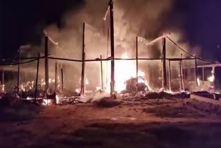 Fire accident in Kurma village