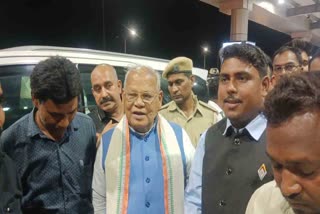 Union Minister Jitan Ram Manjhi reached Deoghar