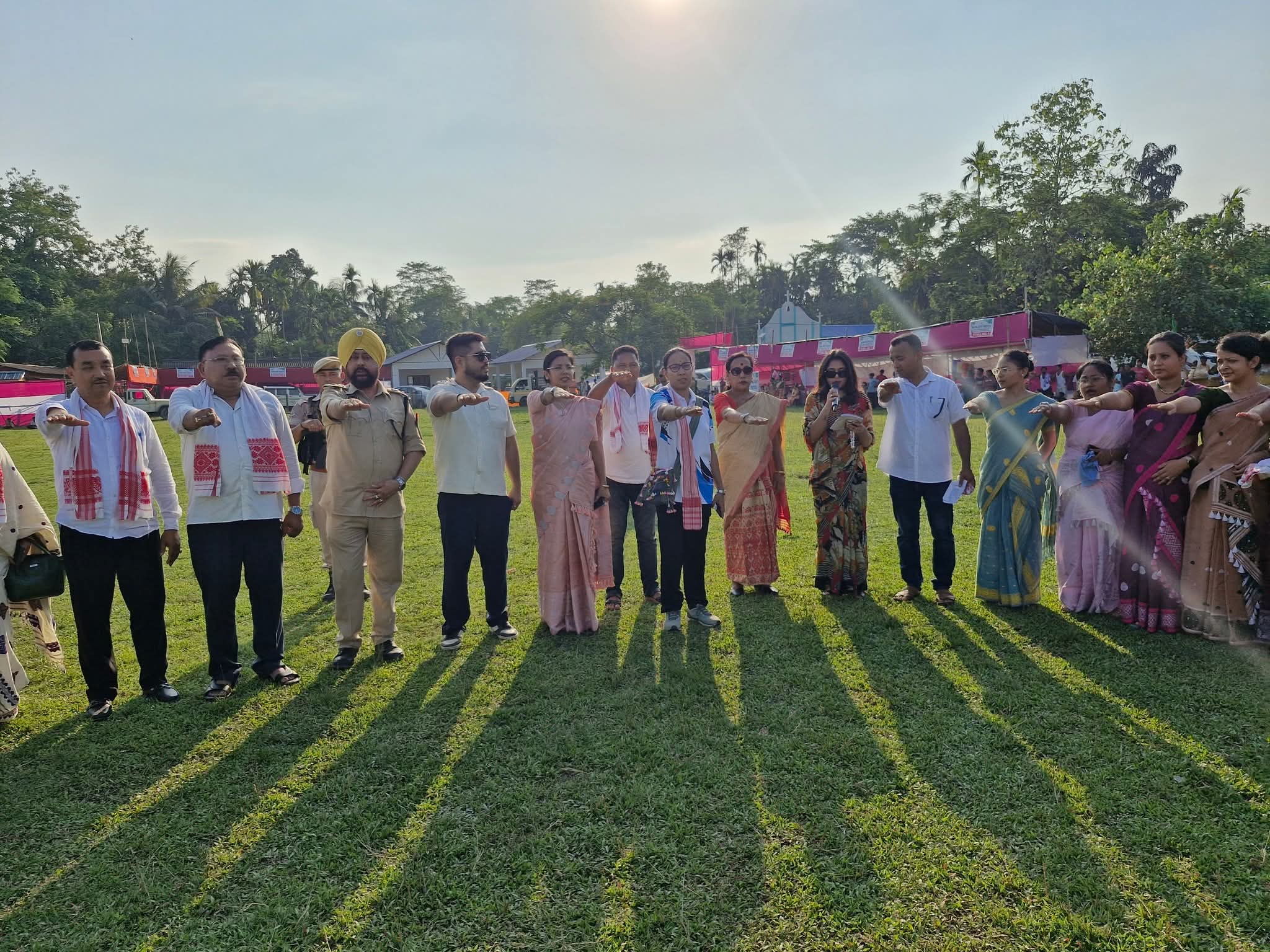 Nishamukta Pledge program held in Namtola at the Assam-Nagaland border