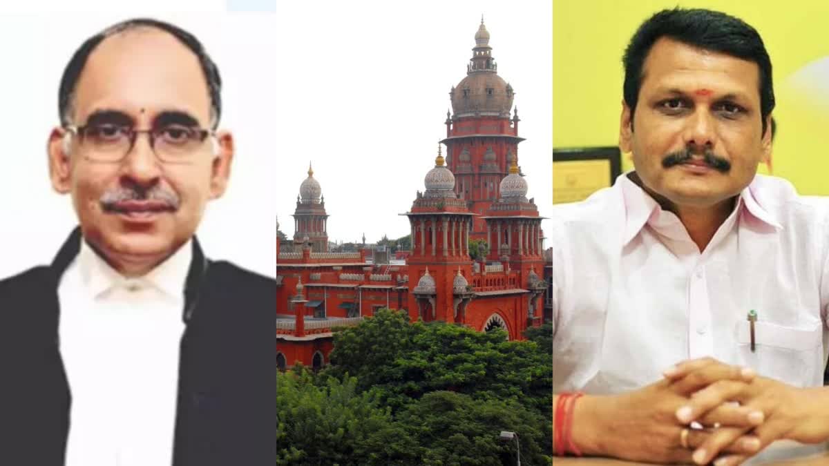 HCP dismissed, ED can take Senthil Balaji into custody: Madras HC