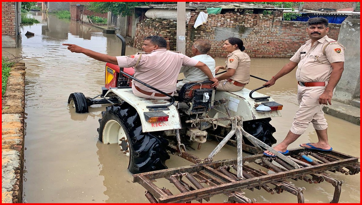 Heavy Rain in Haryana