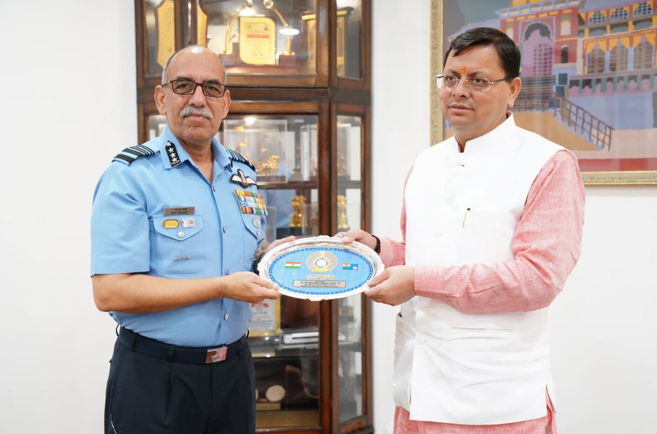 Air Marshal Ravi Gopal met CM Dhami