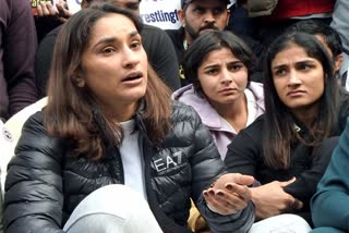 Vinesh Phogat  National Anti Doping Agency  NADA Issues Notice To Vinesh Phogat  wrestling federation of india  wrestlers protest  brijbhushan singh  വിനേഷ് ഫോഗട്ട്  ദേശീയ ഉത്തേജക വിരുദ്ധ ഏജന്‍സി  വിനേഷ് ഫോഗട്ടിന് നാഡ നോട്ടീസ്  ബ്രിജ് ഭൂഷൺ ശരണ്‍ സിങ്