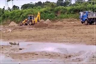 Illegal sand dumper seized in Jorhat