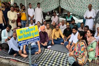 clerks protest in yamunanagar