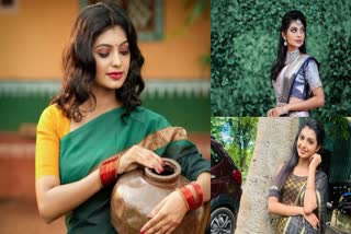 gruhalakshmi serial actress inchara shetty latest photo gallery