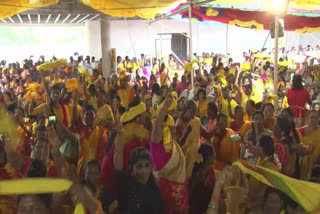 Telugu Mahilalu Dance in Mahashakthi