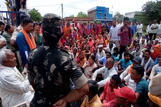 Dhamtari Villagers Protest