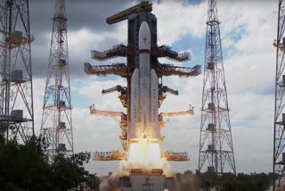 LVM3-M4 rocket carrying Chandrayaan-3 lifts off from Sriharikota