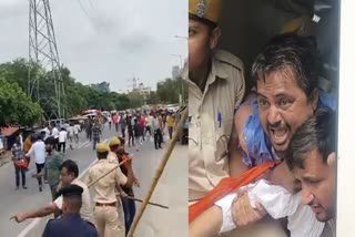 ABVP Protest in Jaipur