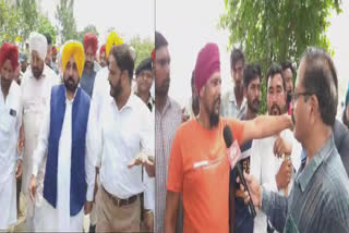 Chief Minister's visit to the flood affected areas of Ferozepur, anger among the people