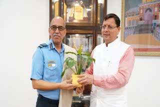 Air Marshal Ravi Gopal met CM Dhami