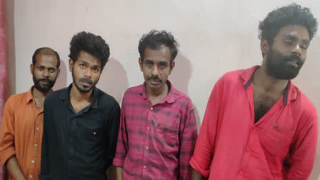 idukki  idukki theft  idukki crime news  four member gang robbed old man necklace  സ്വര്‍ണ മാല കവര്‍ന്നു  വയോധികനെ ആക്രമിച്ച് സ്വര്‍ണ മാല കവര്‍ന്നു  ഇടുക്കി  ഇടുക്കി വാര്‍ത്തകള്‍  തങ്കമണി പൊലീസ്  കുമളി