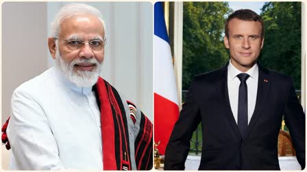 Narendra Modi Emmanuel Macron