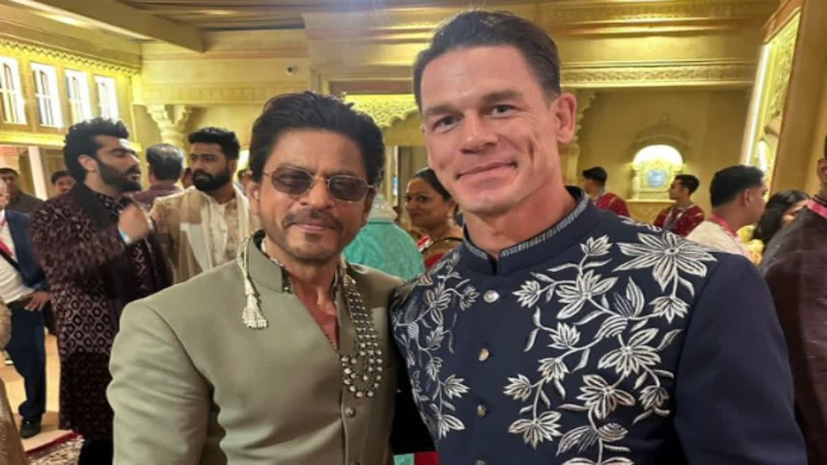 John cena and  shahrukh khan