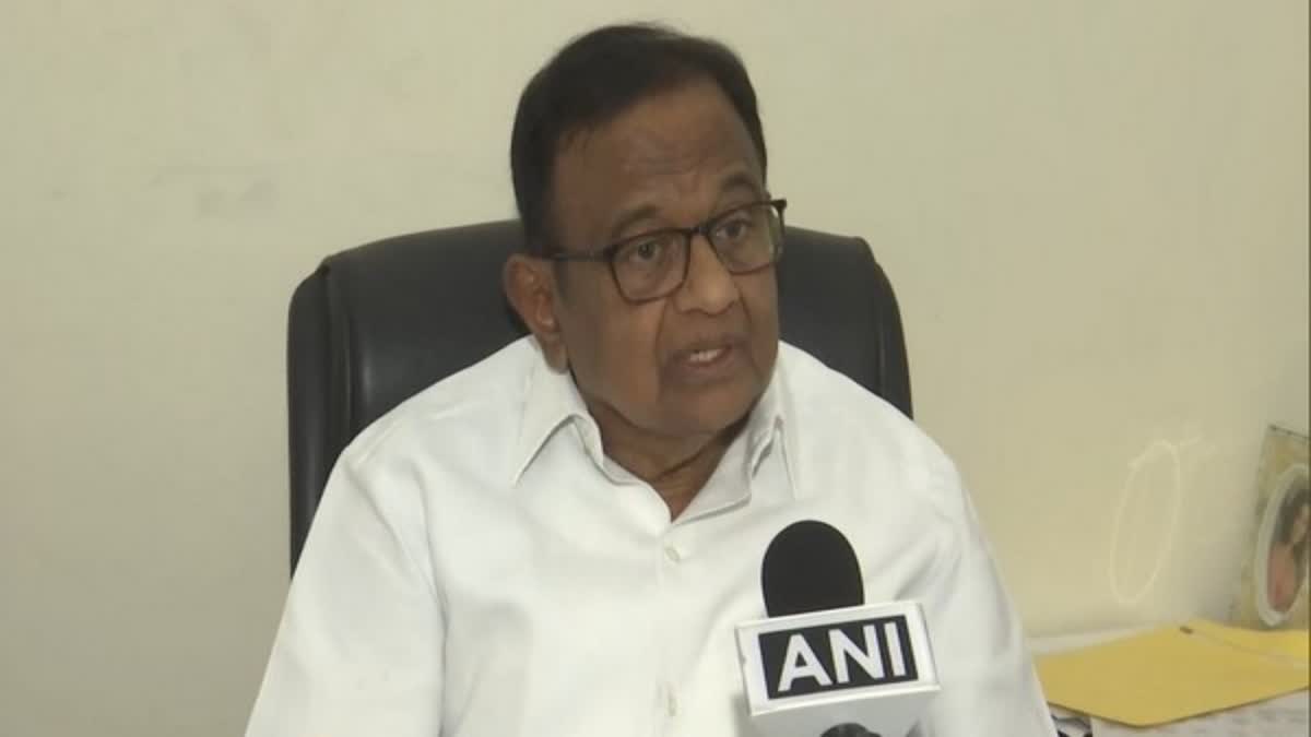 Senior Congress leader P Chidambaram