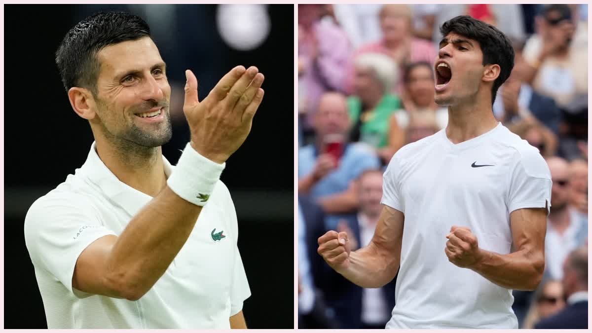 Novak Djokovic and Carlos Alcaraz