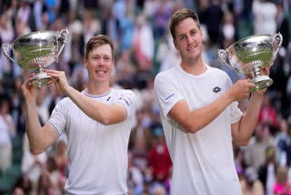 Henry Patten and Harri Heliovaara emerged triumphant against Australia's duo Max Purcell and Jordan Thompson to clinch their first-ever Grand Slam title in the tightly fought men's doubles final at Wimbledon.