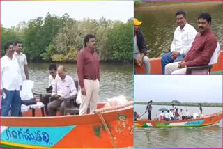 Collector Inspected Nizampatnam Harbour