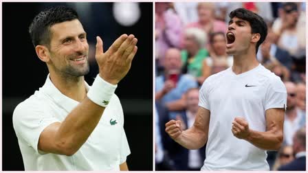 Novak Djokovic and Carlos Alcaraz