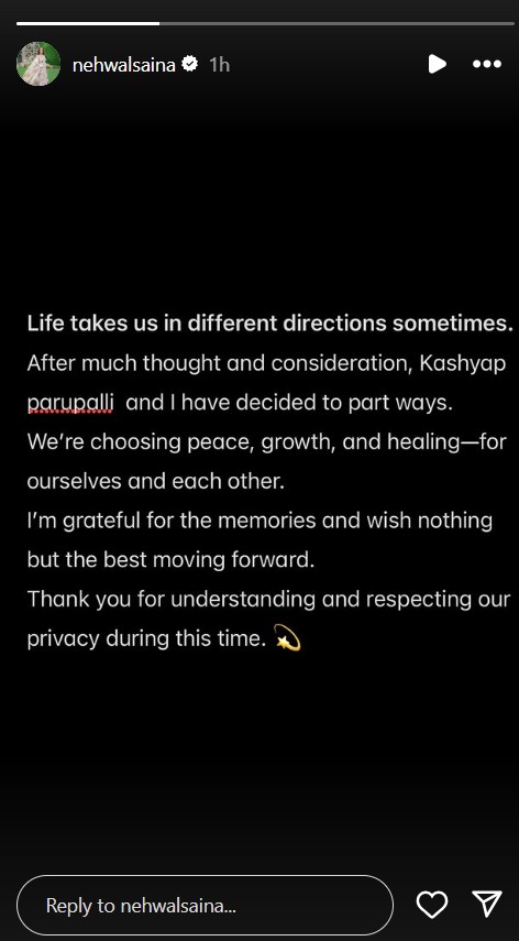 saina insta post