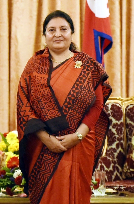 DEUBAS SOLID BACKING NEPALI CONGRESS CHIEF SHER BAHADUR DEUBA BIDYA BHANDARI