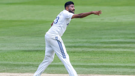 Mohammed Siraj was fined 15 per cent of his match fee for breaching the ICC Code of Conduct during Test match against England at Lord's.
