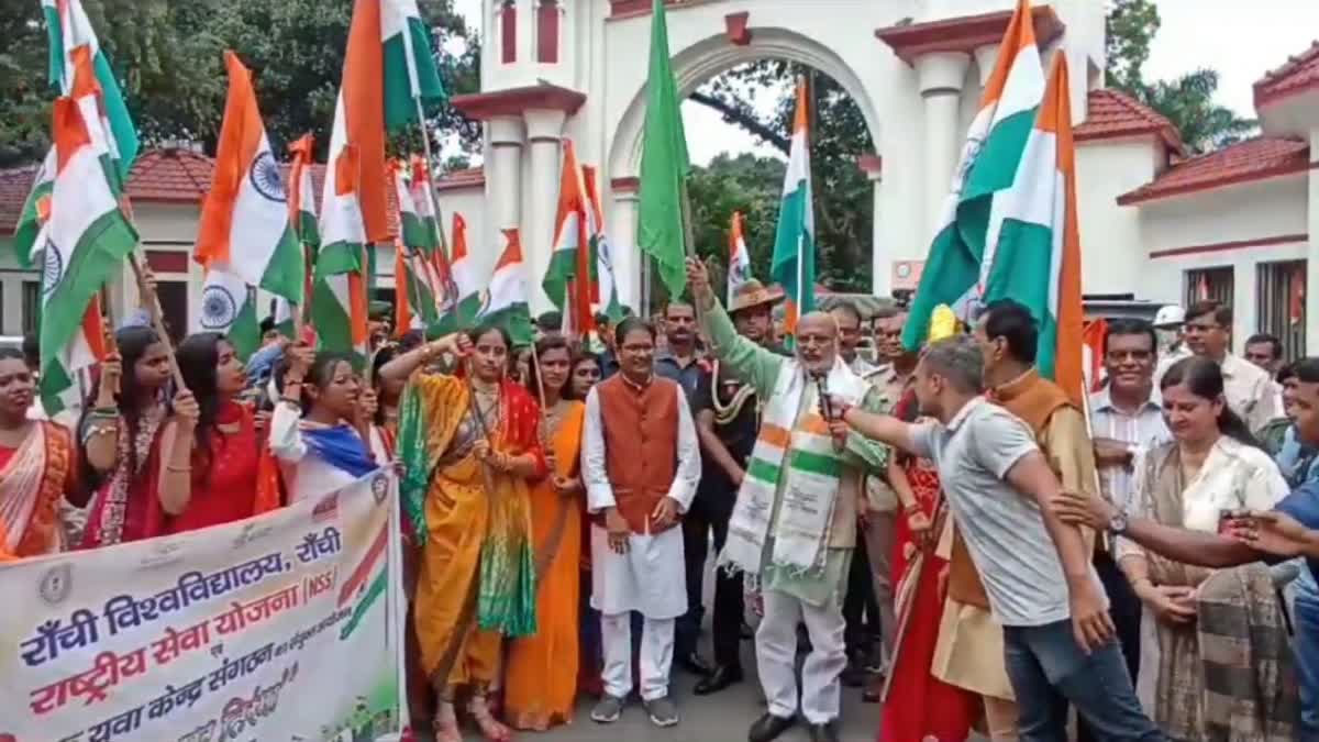 Har Ghar Tiranga campaign started by Governor CP Radhakrishnan in Ranchi