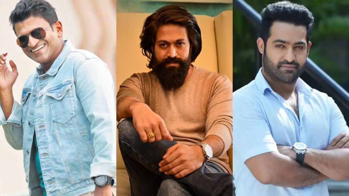 Puneet, yash and jr. NTR