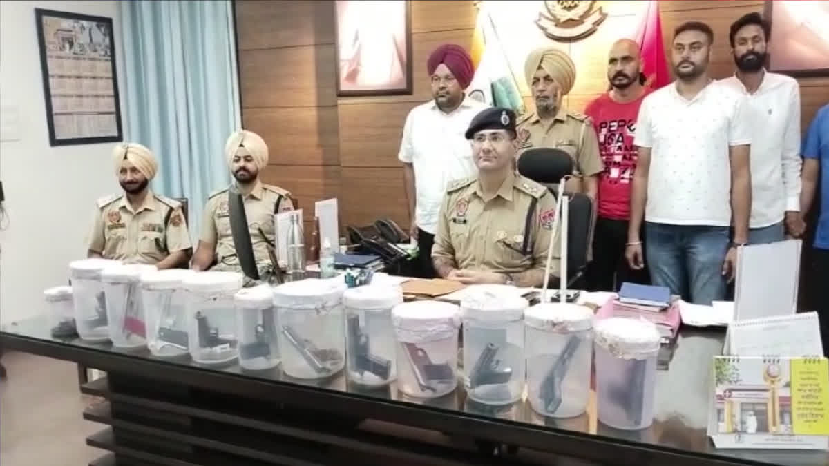 Arms recovered from gangsters in Ropar