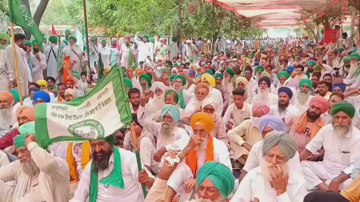 Farmers Protest For Release Parminder Jhotta