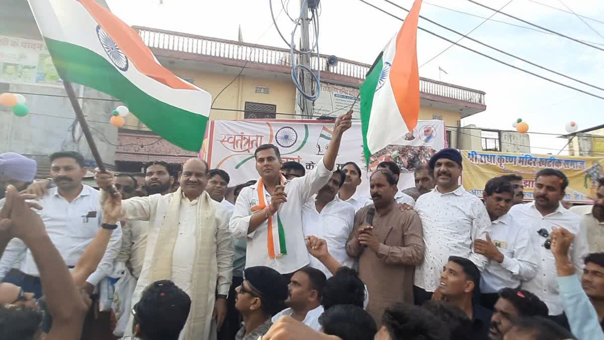 Om Birla participated in Tiranga rally