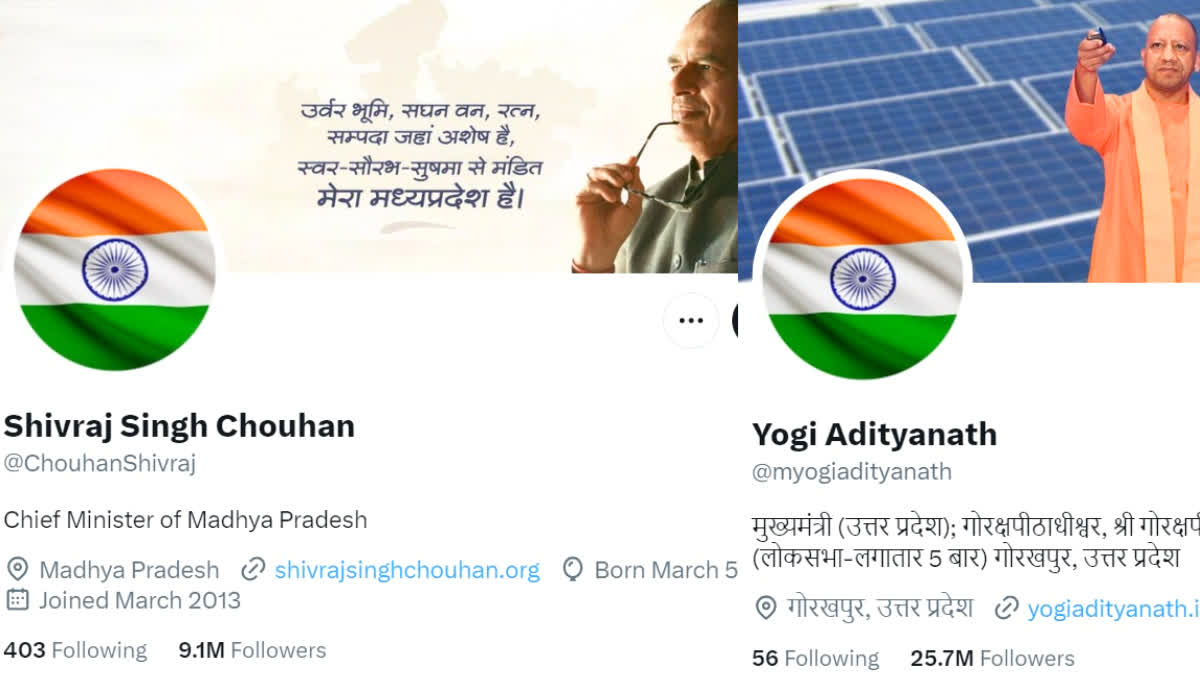 blue tick removed of cm shivraj and yogi x account