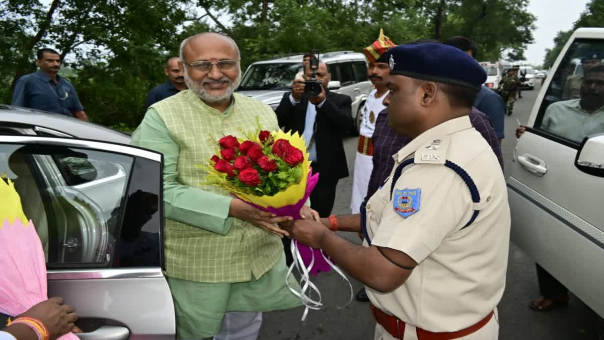 Governor CP Radhakrishnan in dumka