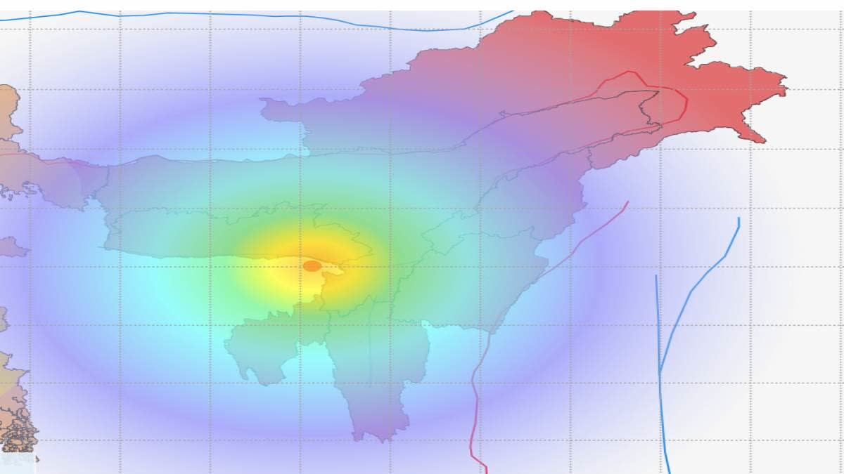 earthquake hits parts of Assam